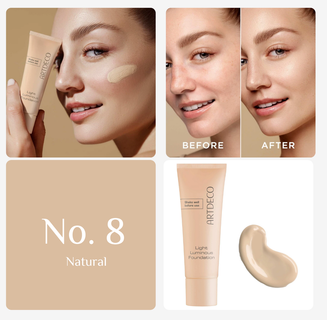 Artdeco Light Luminous Foundation - 25ml | ارتديكو كريم أساسا تغطية خفيفة