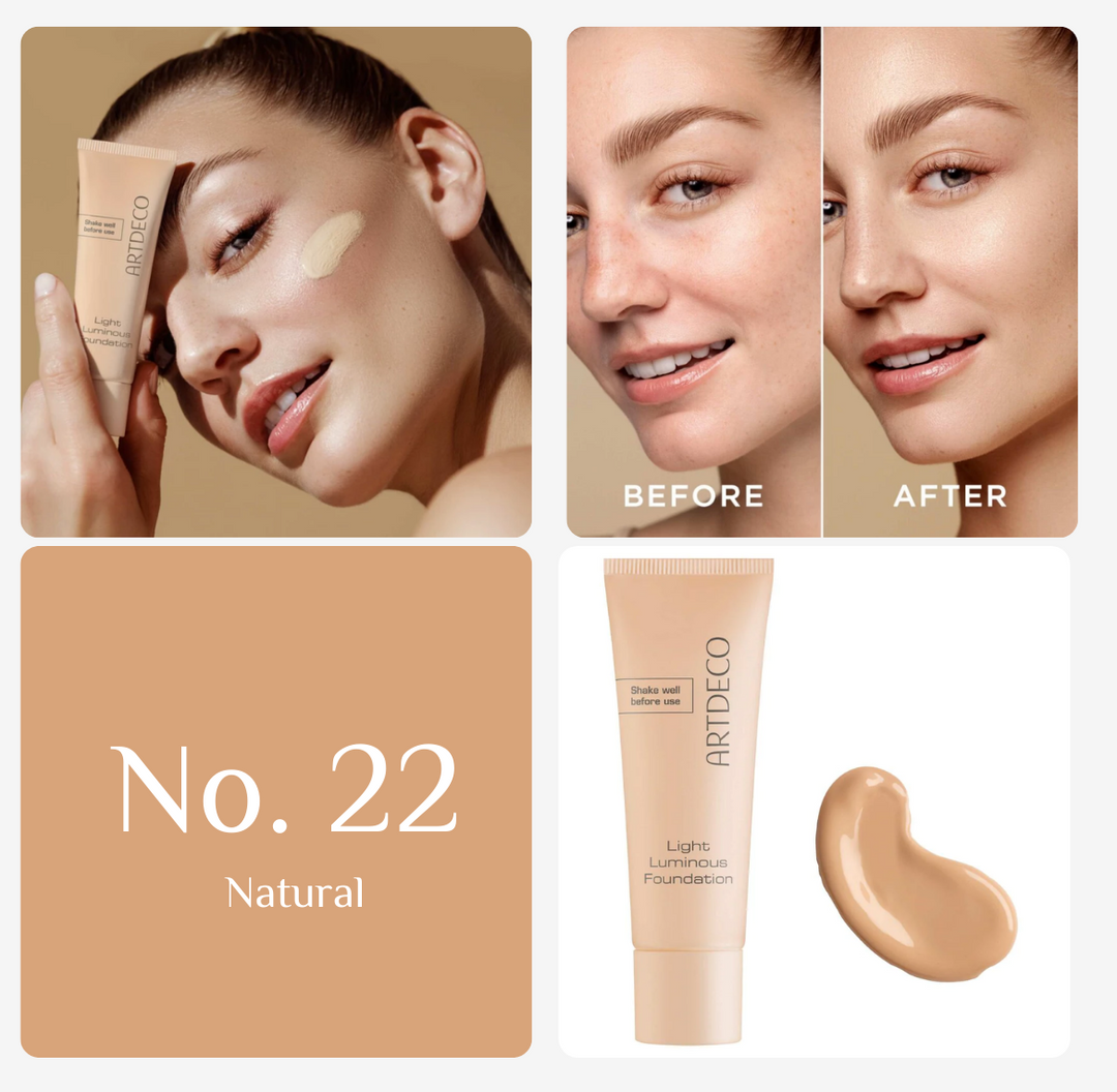 Artdeco Light Luminous Foundation - 25ml | ارتديكو كريم أساسا تغطية خفيفة