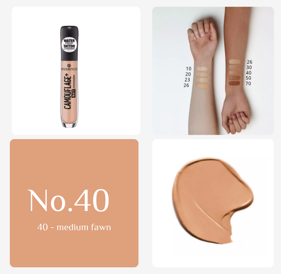 Essence Camouflage+ Matt Concealer | ايسنس كونسيلير مات خافي للعيوب