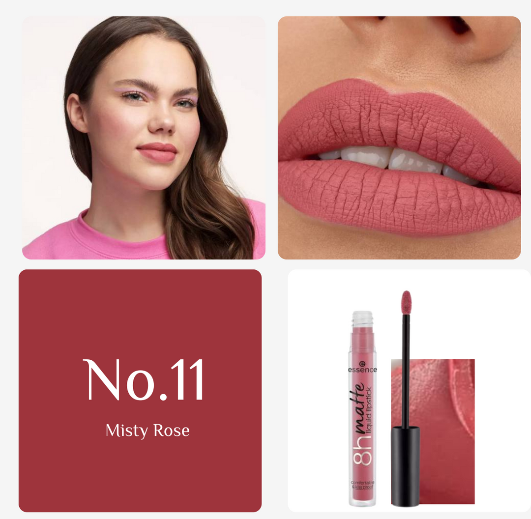 Essence 8H Matte Liquid Lipstick - 2.5ml | ايسنس احمر شفاه سائل مات - 2.5 مل