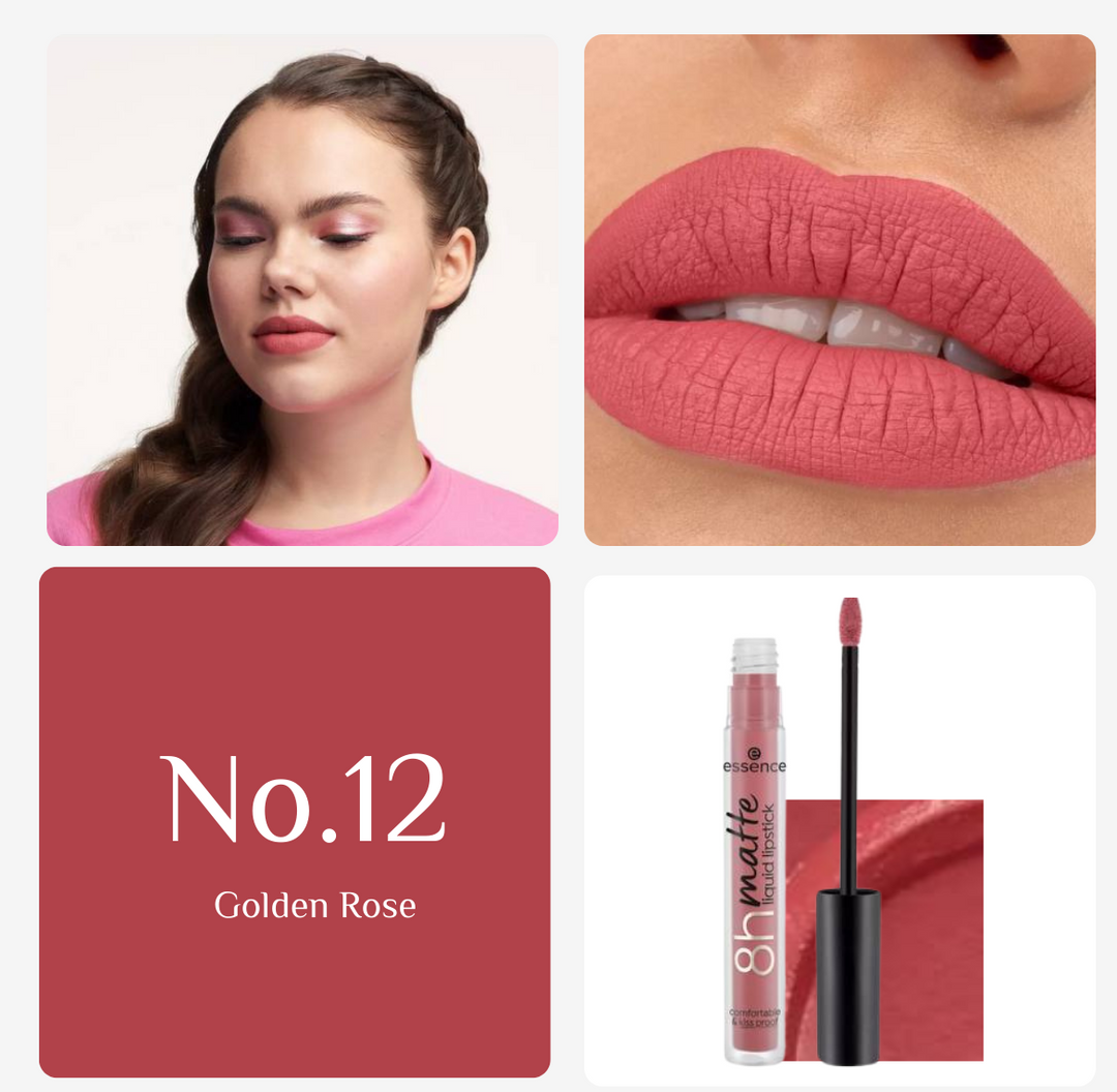 Essence 8H Matte Liquid Lipstick - 2.5ml | ايسنس احمر شفاه سائل مات - 2.5 مل