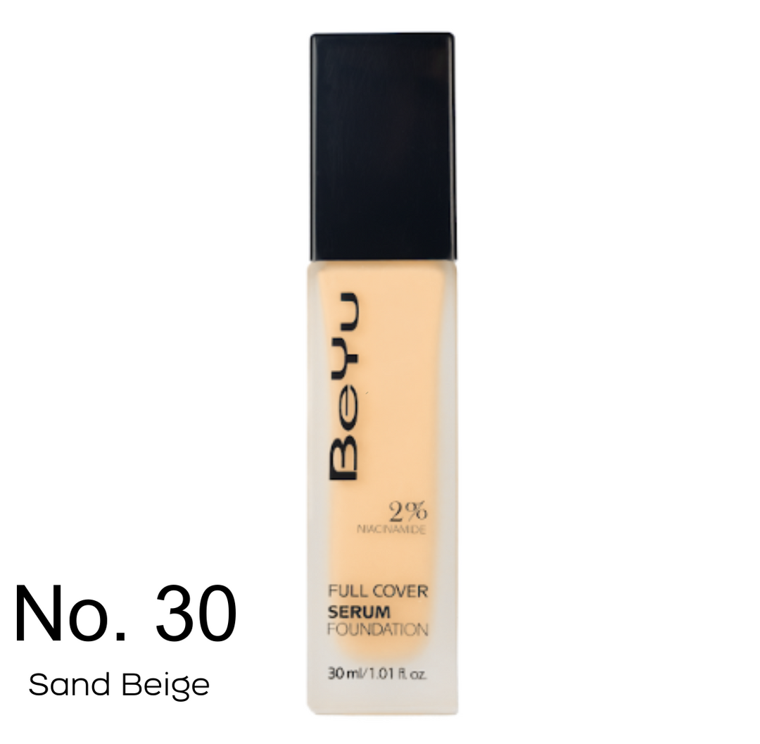 BeYu Full Cover Serum Foundation - 30ml | بيو كريم أساس تغطية عالية - 30 مل