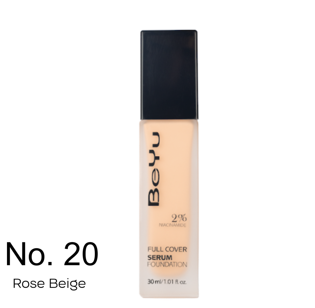 BeYu Full Cover Serum Foundation - 30ml | بيو كريم أساس تغطية عالية - 30 مل