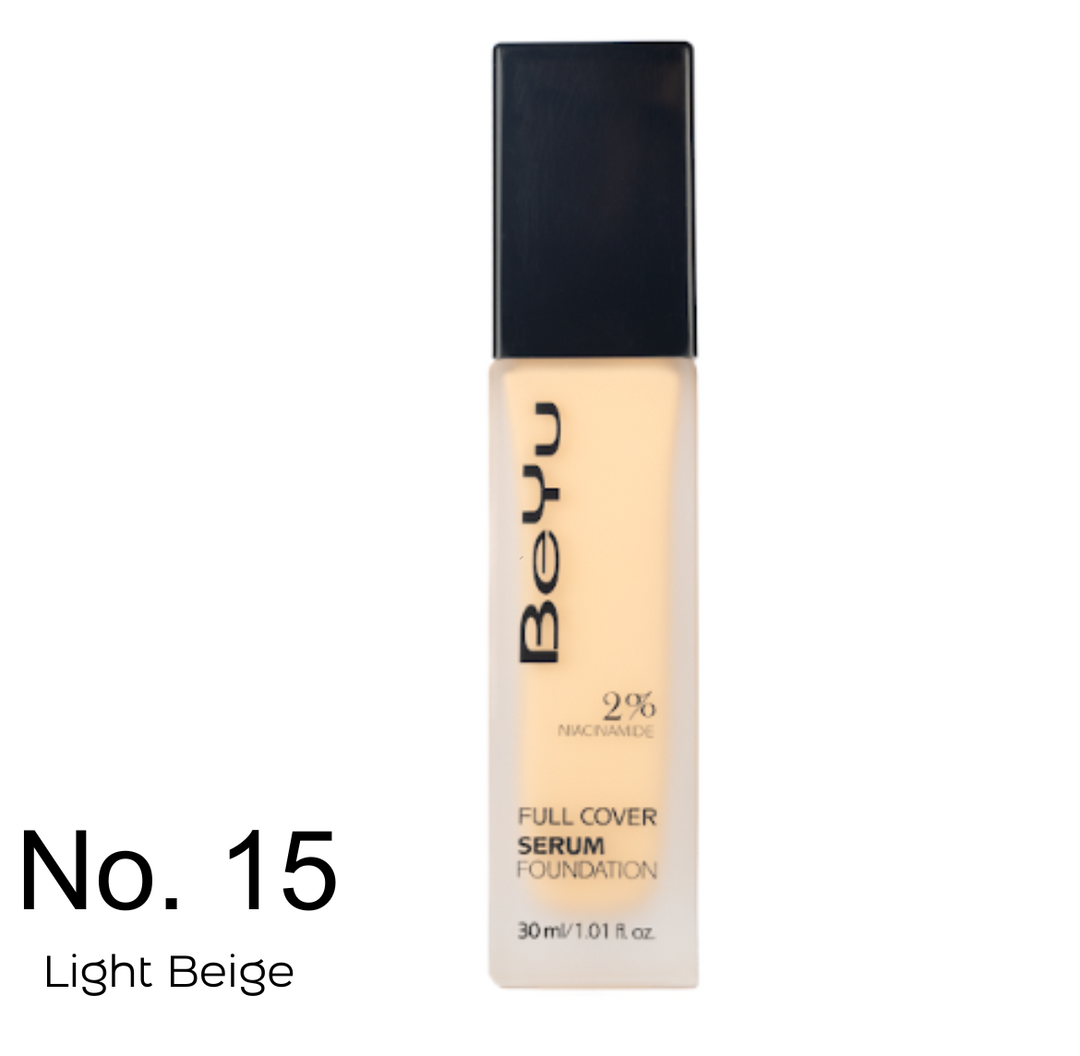 BeYu Full Cover Serum Foundation - 30ml | بيو كريم أساس تغطية عالية - 30 مل