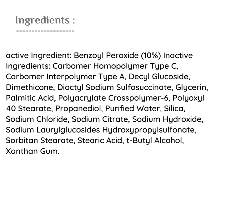 PanOxyl Acne Foaming Wash Benzoyl Peroxide 10% Max Strength - 156g |  بانوكسيل غسول رغوي لحب الشباب البنزويل بيروكسايد 10%  - 156 غرام