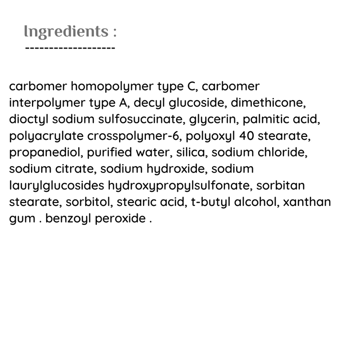 Panoxyl Acne Creamy Face Wash 4% Benzoyl Peroxide - 170g | بانوكسيل غسول لعلاج حب الشباب 4% بينزويل بيروكسايد - 170 غرام