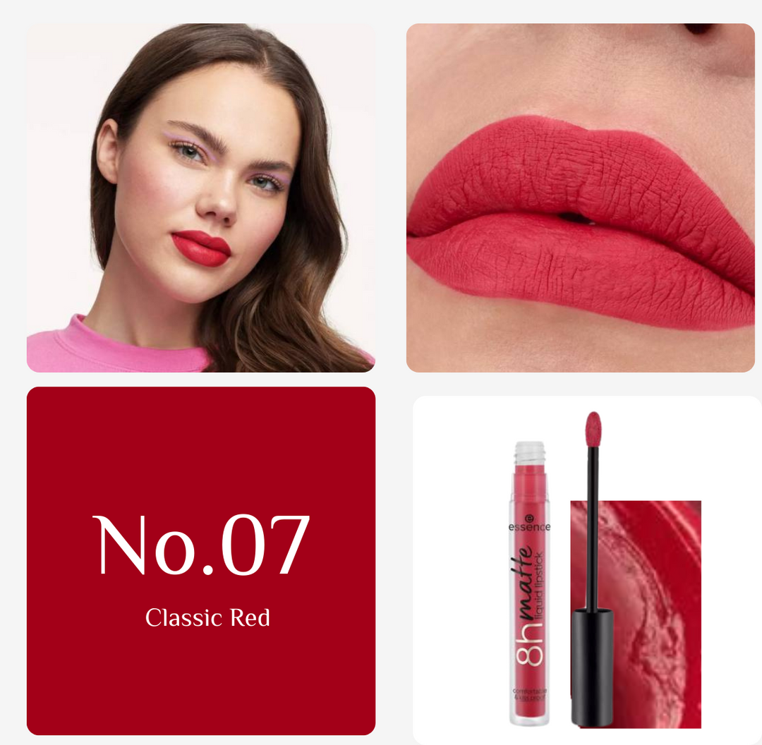 Essence 8H Matte Liquid Lipstick - 2.5ml | ايسنس احمر شفاه سائل مات - 2.5 مل