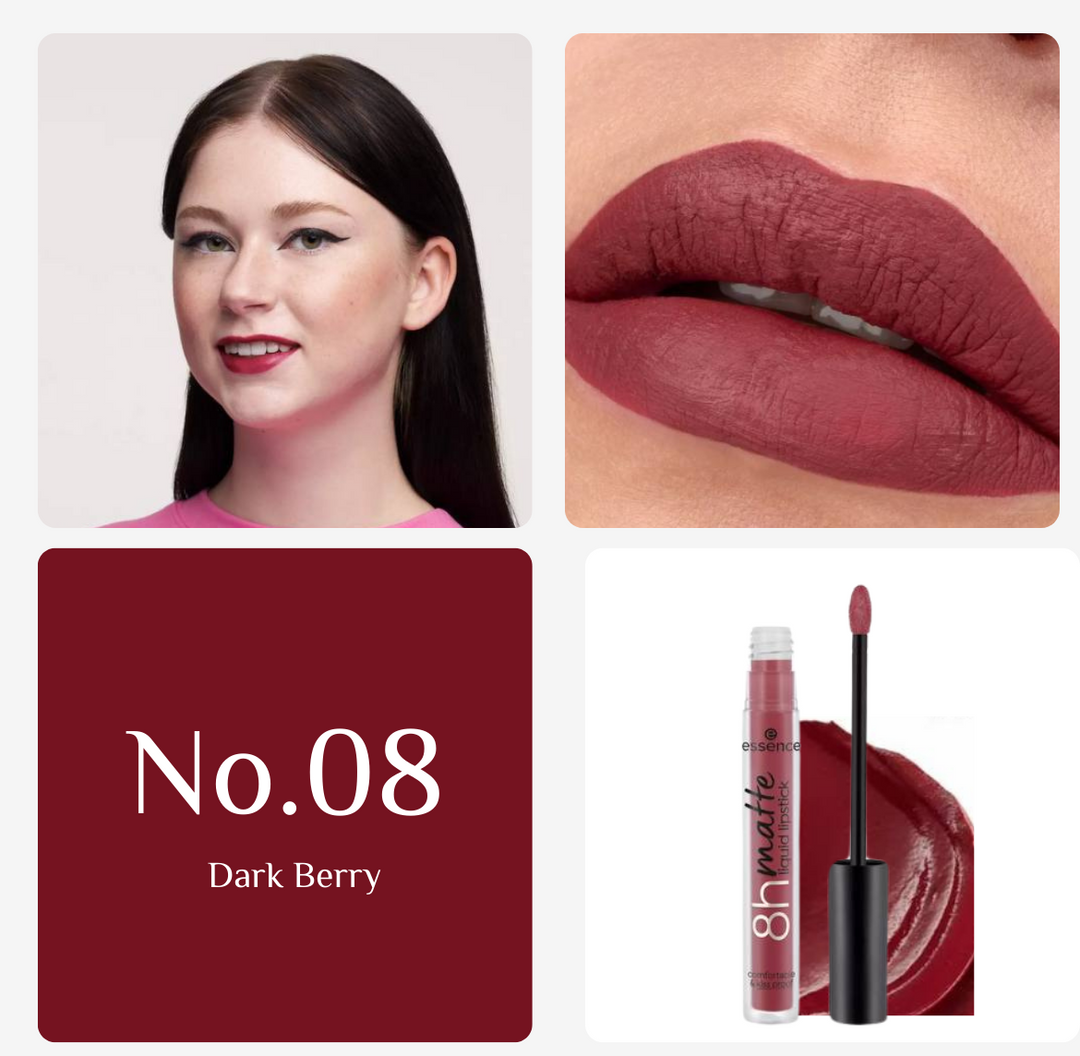 Essence 8H Matte Liquid Lipstick - 2.5ml | ايسنس احمر شفاه سائل مات - 2.5 مل