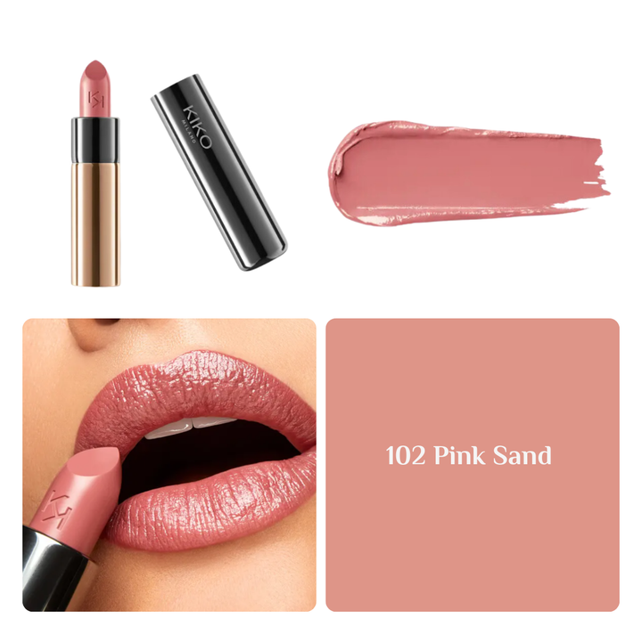 KIKO Gossamer Emotion Creamy Lipstick - 3.5g | كيكو أحمر شفاه كريمي لامع - 3.5 غرام