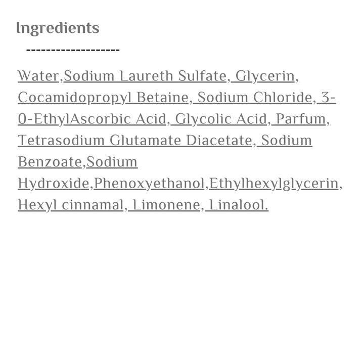 BABARIA Vitamin C facial Face cleansing gel - 200ml | باباريا غسول جل للوجه بالفيتامين سي - 200 مل