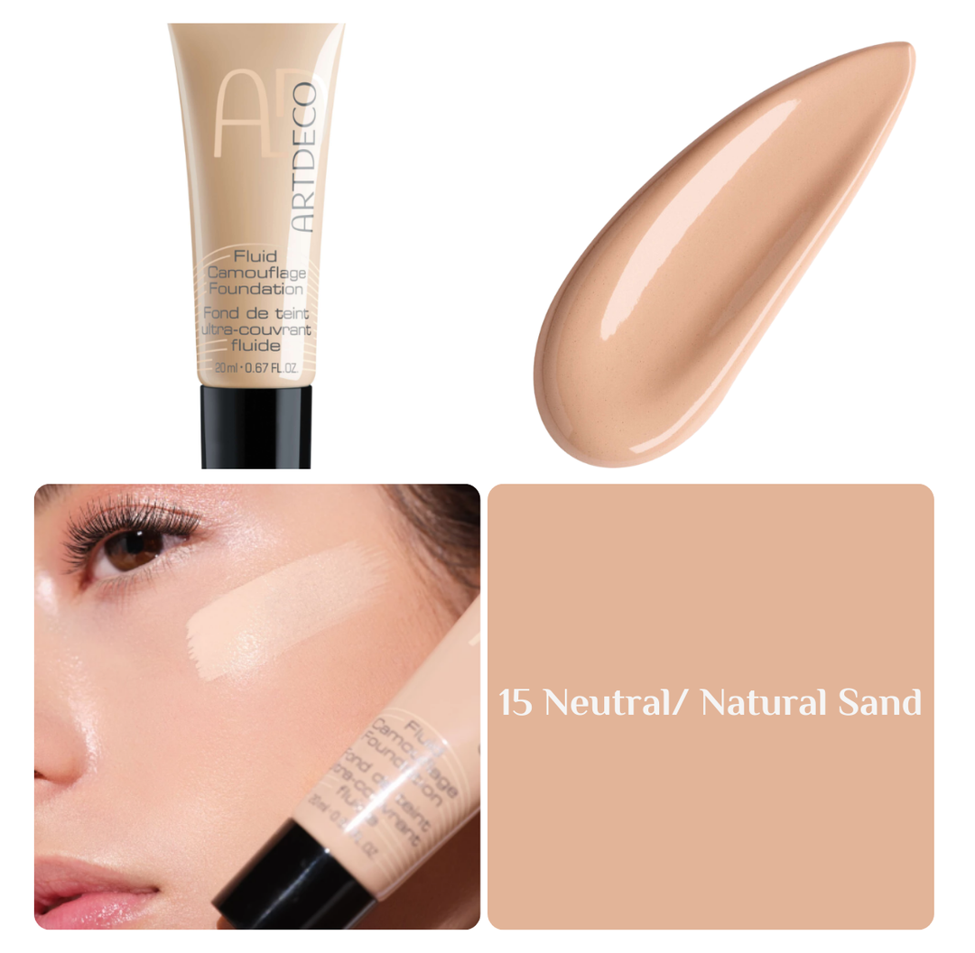 ARTDECO Fluid Camouflage Foundation - 20ml | ارتديكو كريم أساس بتغطية عالية - 20 مل