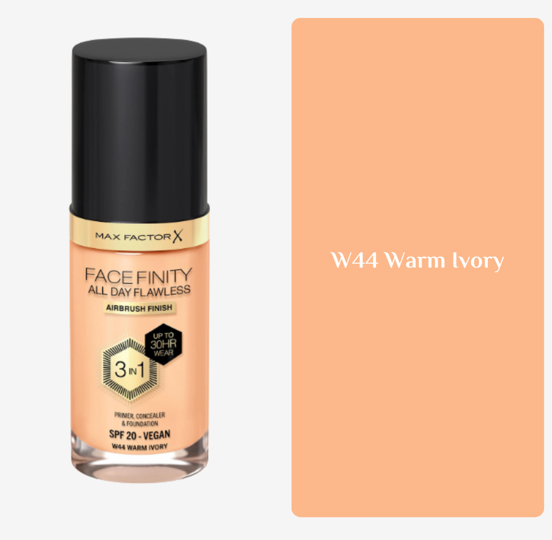 MAXFACTOR Facefinty All Day Flawless - 30ml | ماكس فاكتر كريم أساس 3 في 1 - 30 مل