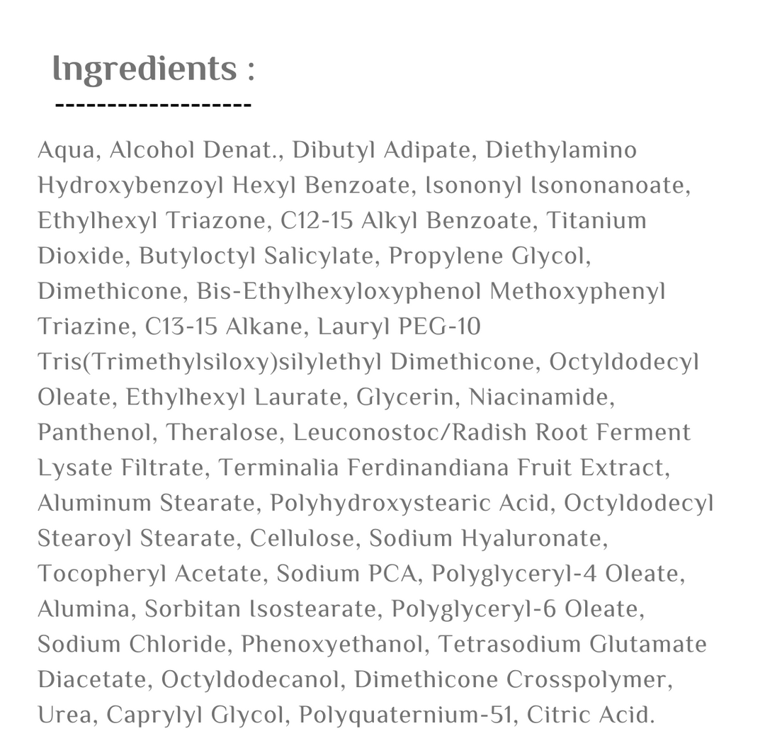 SiNOZ Spf50+ Daily Use Fluid Sunscreen - 50ml | سينوز واقي شمسي سائل يومي spf50+ - 50 مل