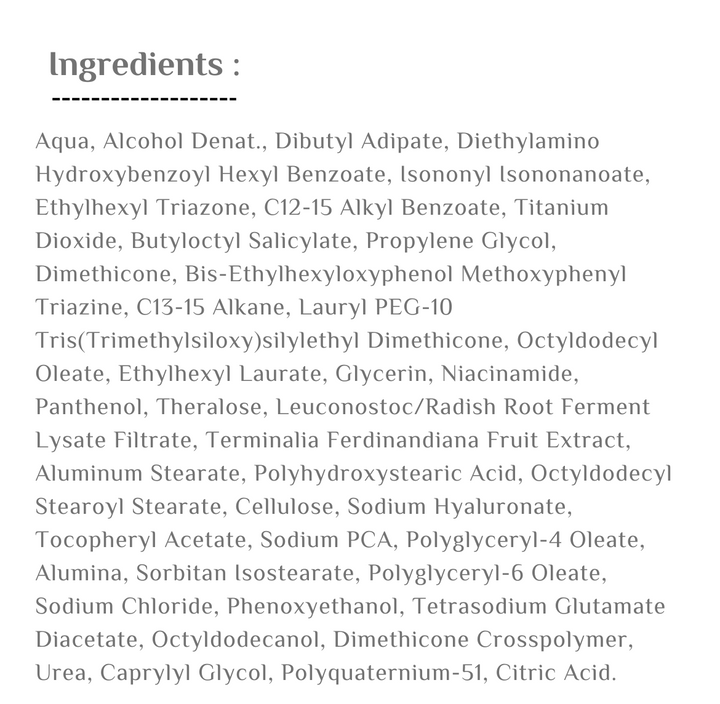 SiNOZ Spf50+ Daily Use Fluid Sunscreen - 50ml | سينوز واقي شمسي سائل يومي spf50+ - 50 مل