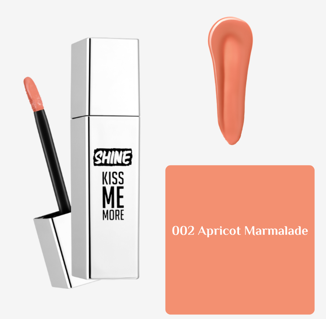 Flormar Shine Kiss Me More - 3.5ml | فلورمار أحمر شفاه لامع - 3.5 مل