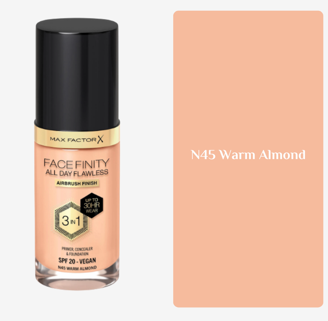 MAXFACTOR Facefinty All Day Flawless - 30ml | ماكس فاكتر كريم أساس 3 في 1 - 30 مل