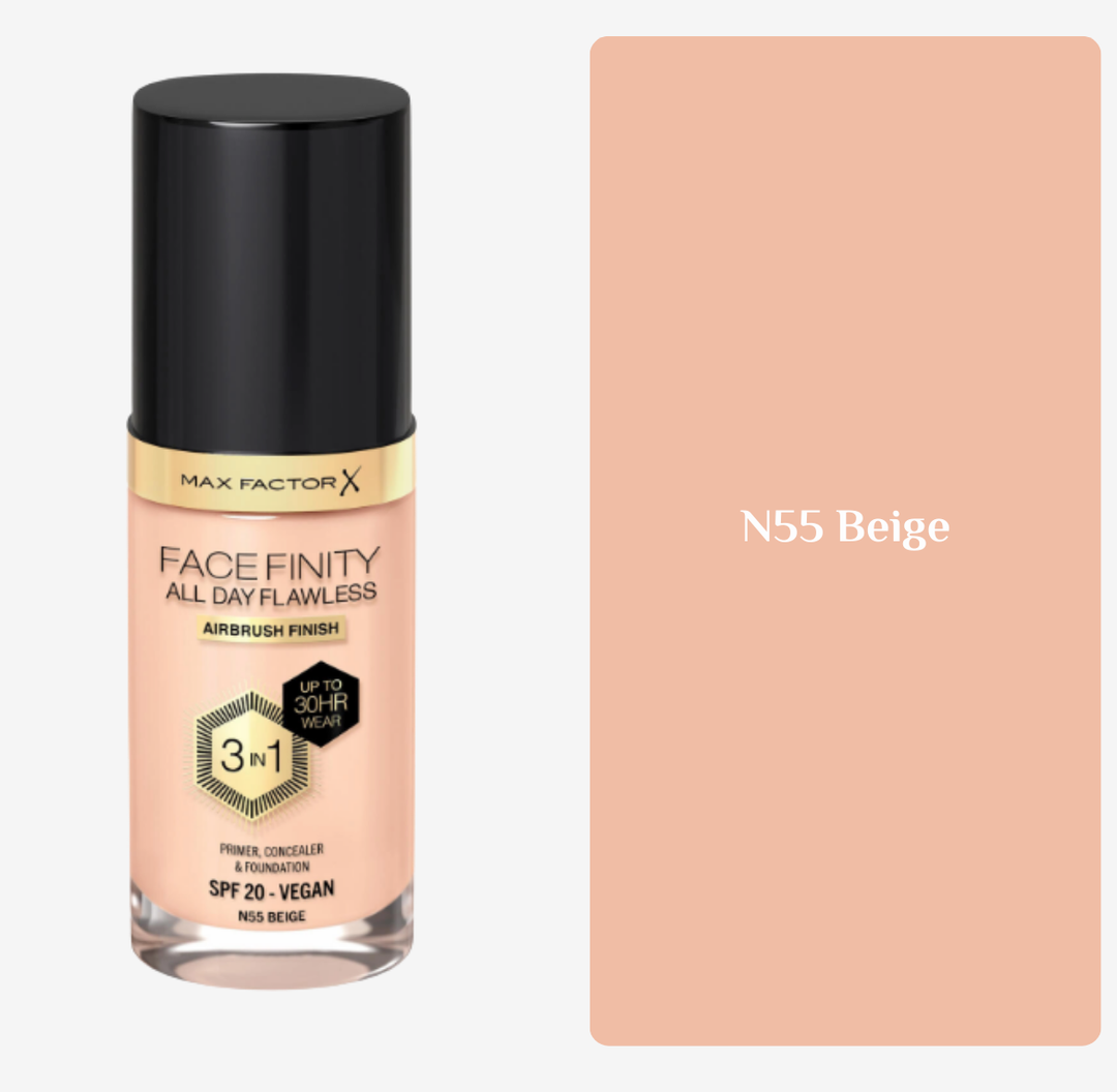 MAXFACTOR Facefinty All Day Flawless - 30ml | ماكس فاكتر كريم أساس 3 في 1 - 30 مل