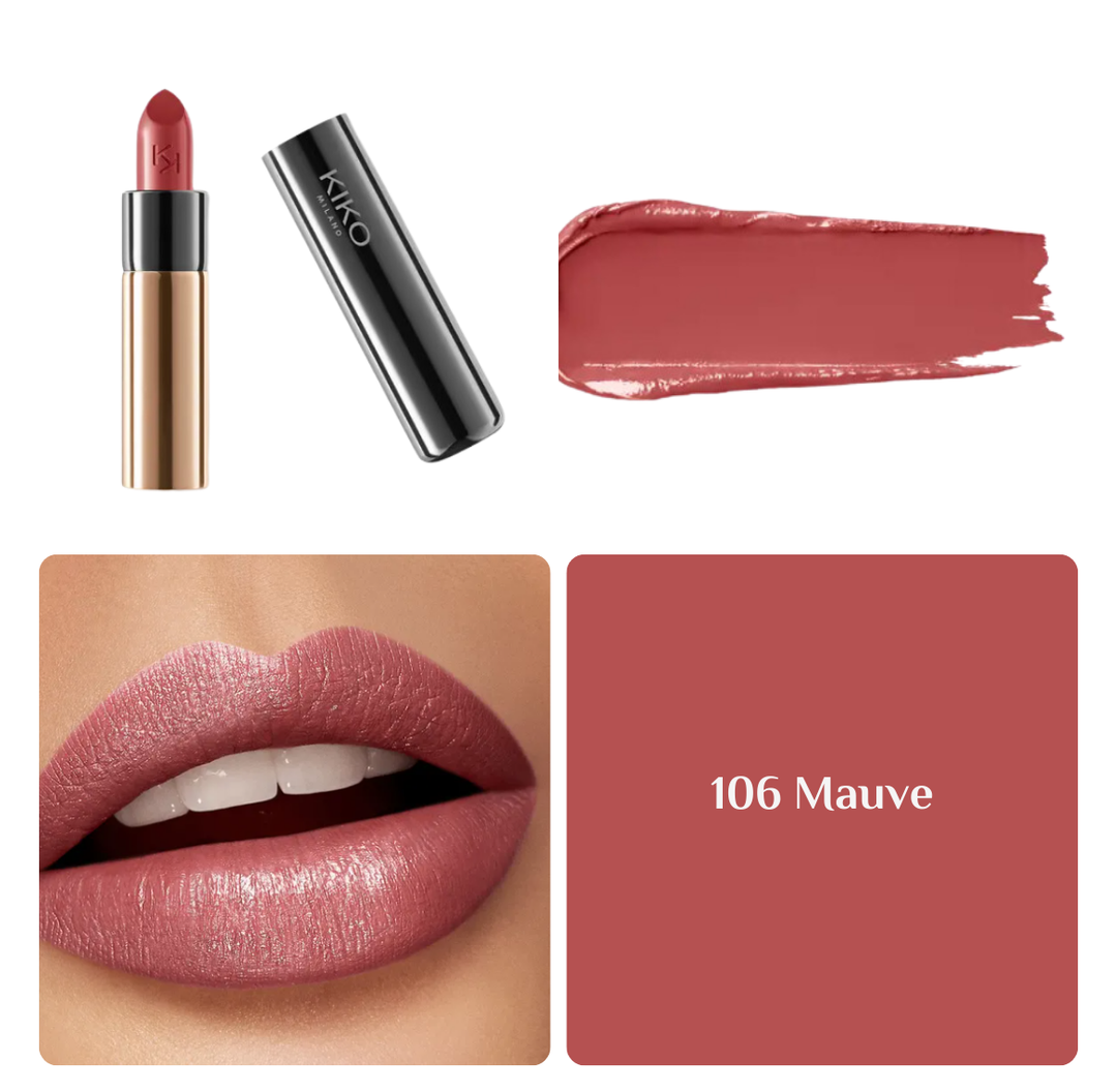 KIKO Gossamer Emotion Creamy Lipstick - 3.5g | كيكو أحمر شفاه كريمي لامع - 3.5 غرام
