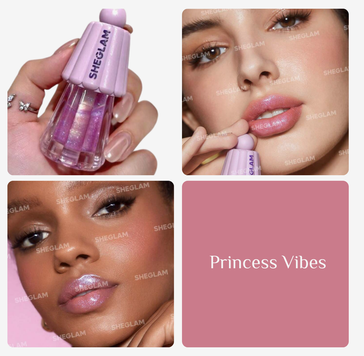 SHEGLAM Jelly Wow Hydrating Lip Oil - 5g | شيكلام زيت مرطب للشفاه مع غليتر - 5 غرام