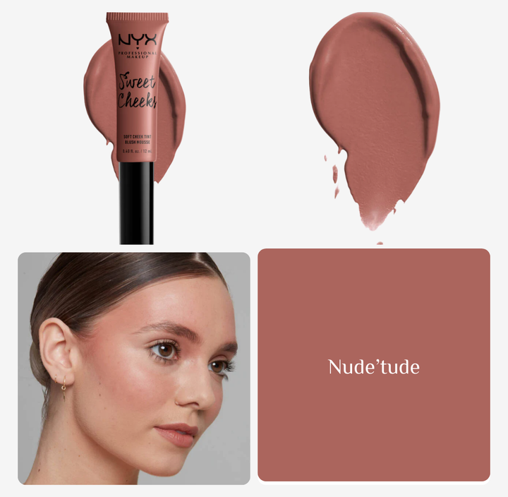 nyx Sweet Cheeks Soft Cheek Tint  Blush Mousse - 12ml | ان واي اكس بلاش كريمي - 12 مل