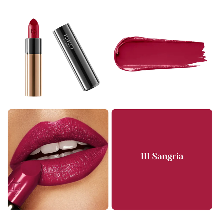 KIKO Gossamer Emotion Creamy Lipstick - 3.5g | كيكو أحمر شفاه كريمي لامع - 3.5 غرام