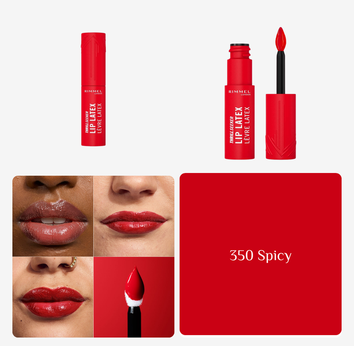 RIMMEL Thrili Seeker Lip Latex - 6ml | ريميل أحمر شفاه - 6 مل