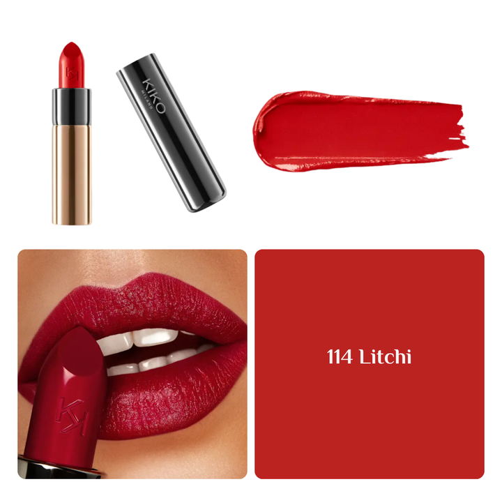 KIKO Gossamer Emotion Creamy Lipstick - 3.5g | كيكو أحمر شفاه كريمي لامع - 3.5 غرام