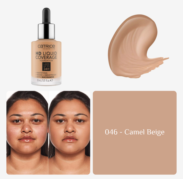 Catrice Hd Liquid Coverage Foundation | كاتريس كريم أساس بتغطية عالية