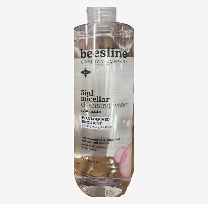 Beesline 3 in 1 Micellar Cleansing Water - 400ml |  بيزلين ماء منظف ميسيلار 3 في 1 - 400 مل
