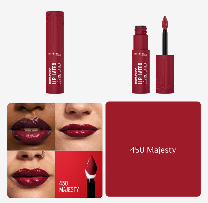 RIMMEL Thrili Seeker Lip Latex - 6ml | ريميل أحمر شفاه - 6 مل