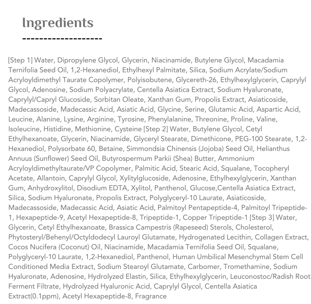 VT Cosmetics reedle shot all in one 3 step mask | في تي كوزمتيك 3 خطوات (سيروم + ماسك + كريم) – استخدام واحد.