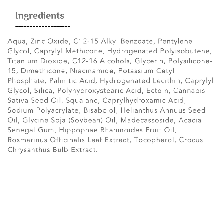 Cosmed Mineral Spf50 - 40ml | كوزميد واقي شمسي فيزيائي spf50+ - 40 مل