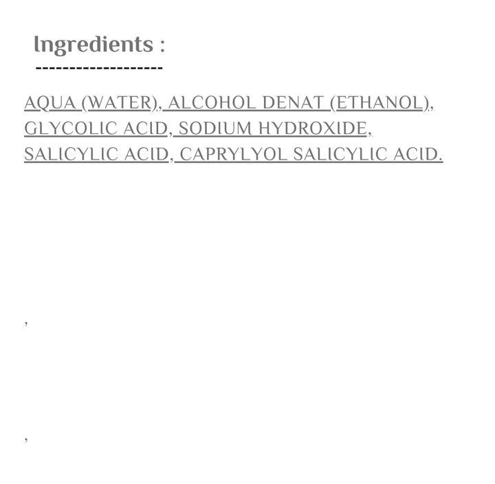 iD Skin Identity Glycolic Acid Anti-Blemish Natural Exfoliator - 250ml | اي دي سكين مقشر كيميائي بالجليكوليك اسيد مضاد للشوائب - 250 مل