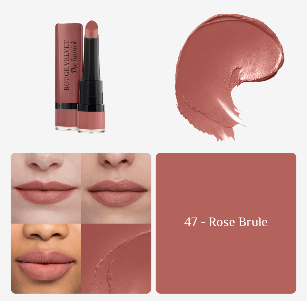 BOURJOIS Rouge Velvet The Lipstick matte | برجوا أحمر شفاه مات