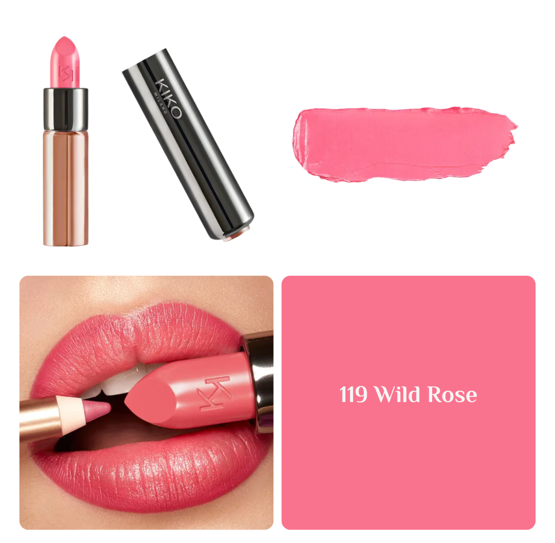 KIKO Gossamer Emotion Creamy Lipstick - 3.5g | كيكو أحمر شفاه كريمي لامع - 3.5 غرام