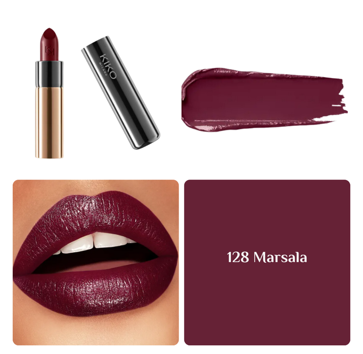KIKO Gossamer Emotion Creamy Lipstick - 3.5g | كيكو أحمر شفاه كريمي لامع - 3.5 غرام