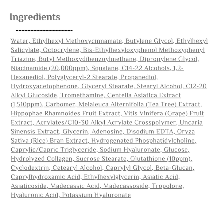 APLB Glutathione Niacinamide Sunscreen - 40ml | اي بي ال بي كريم واقي شسمي بالجلوتاثيون و النياسيناميد - 40 مل