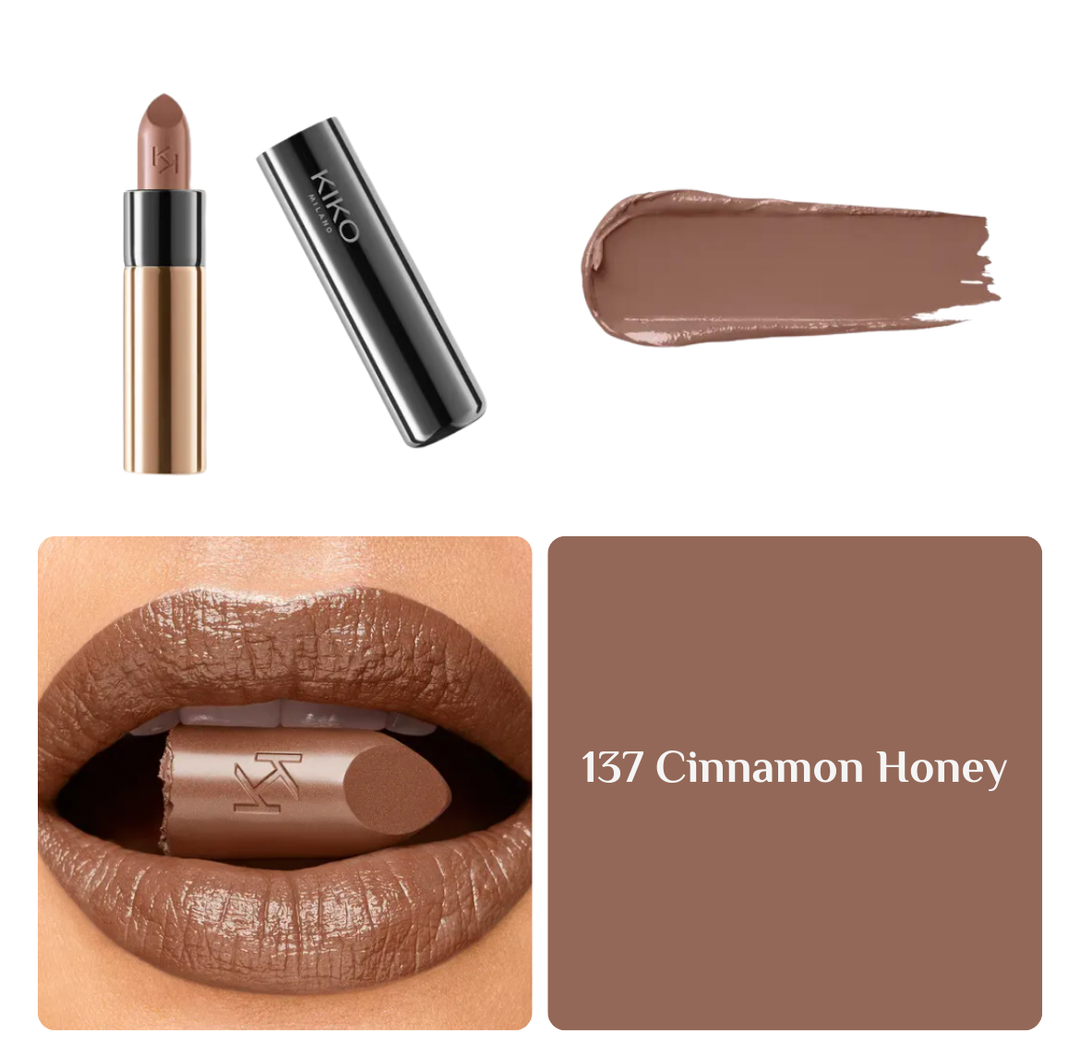 KIKO Gossamer Emotion Creamy Lipstick - 3.5g | كيكو أحمر شفاه كريمي لامع - 3.5 غرام