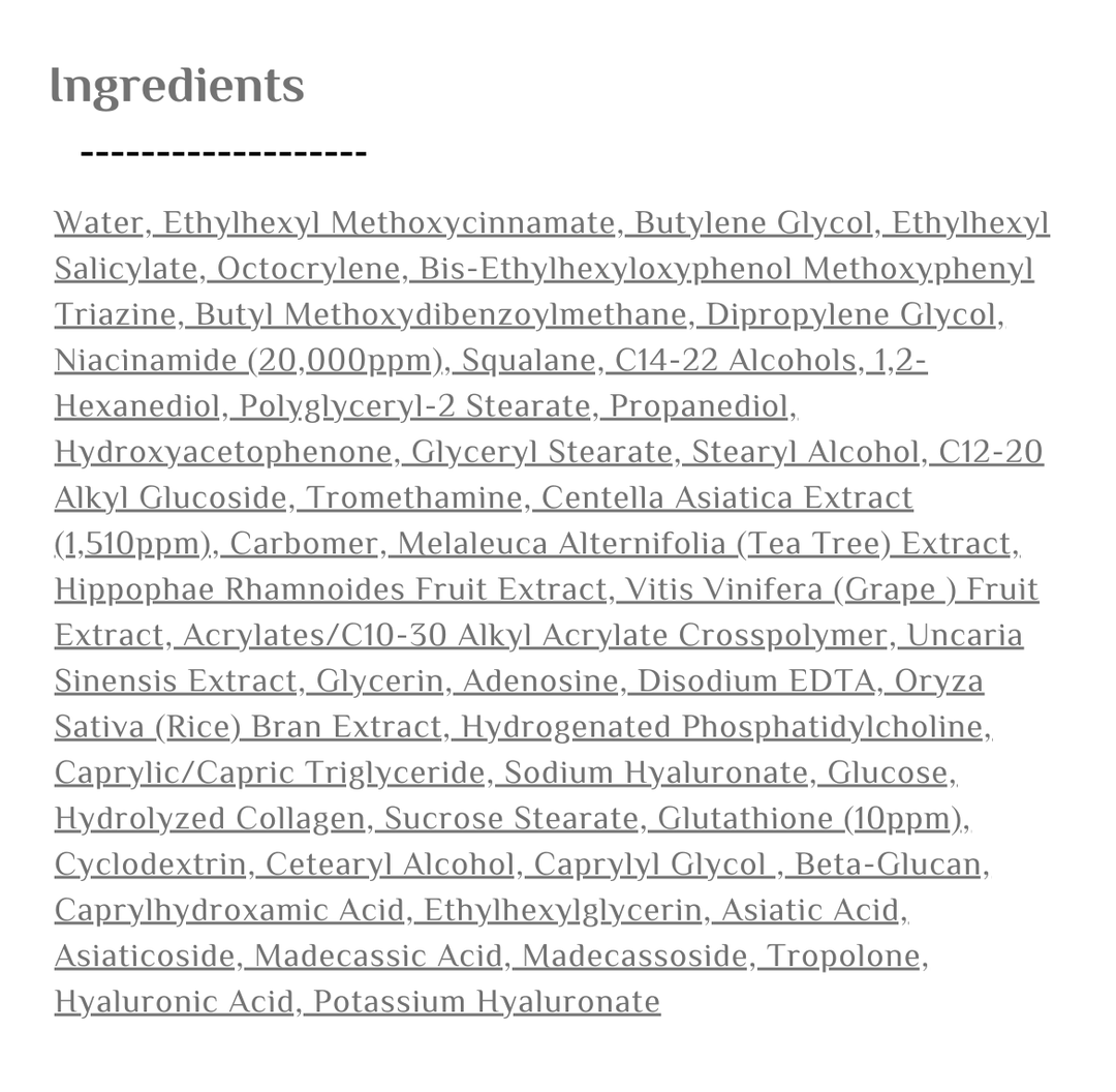 APLB Glutathione Niacinamide Sunscreen - 40ml | اي بي ال بي كريم واقي شسمي بالجلوتاثيون و النياسيناميد - 40 مل