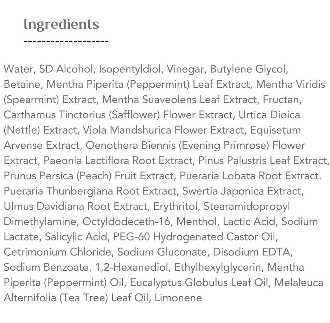 A`pieu Mint Scalp & Hair Vinegar - 200ml | اپيو علاج لفروة الرأس مضاد للقشرة - 200 مل