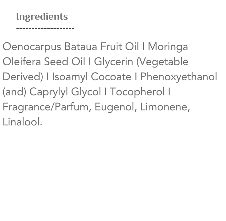 Lola from Rio PINGA! PATAUá & MORINGA Oil - 50ml | لولا فروم ريو زيت مغذي للشعر - 50 مل