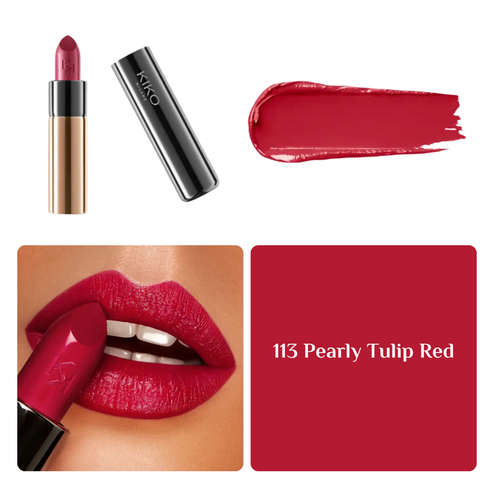 KIKO Gossamer Emotion Creamy Lipstick - 3.5g | كيكو أحمر شفاه كريمي لامع - 3.5 غرام