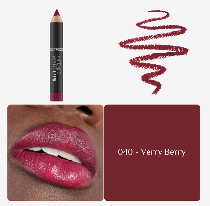 Catrice Intense Matte Lip Pencil |  كاتريس قلم تحديد الشفاه مات