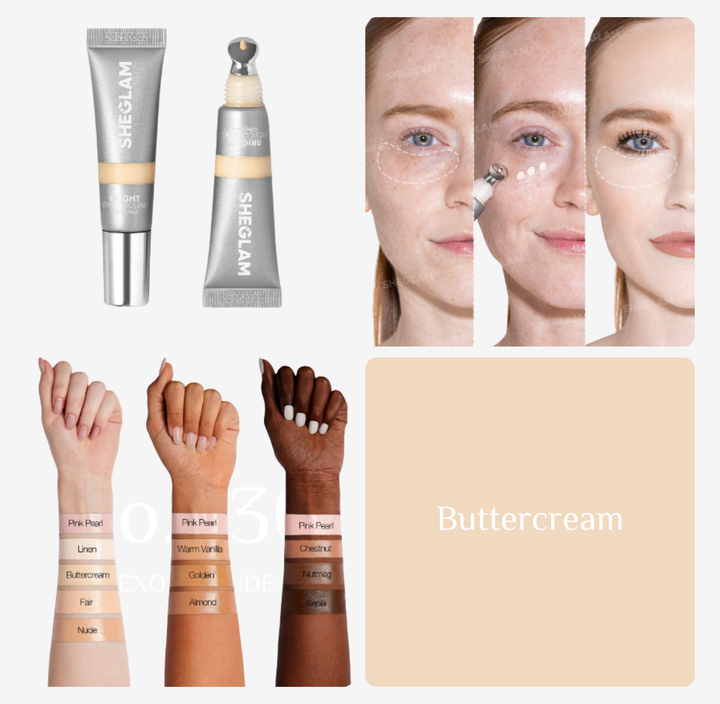SHEGLAM Bright Eyes Cooling Concealer - 15g | شيكلام كونسيلر بتأثير مبرد - 15 غرام
