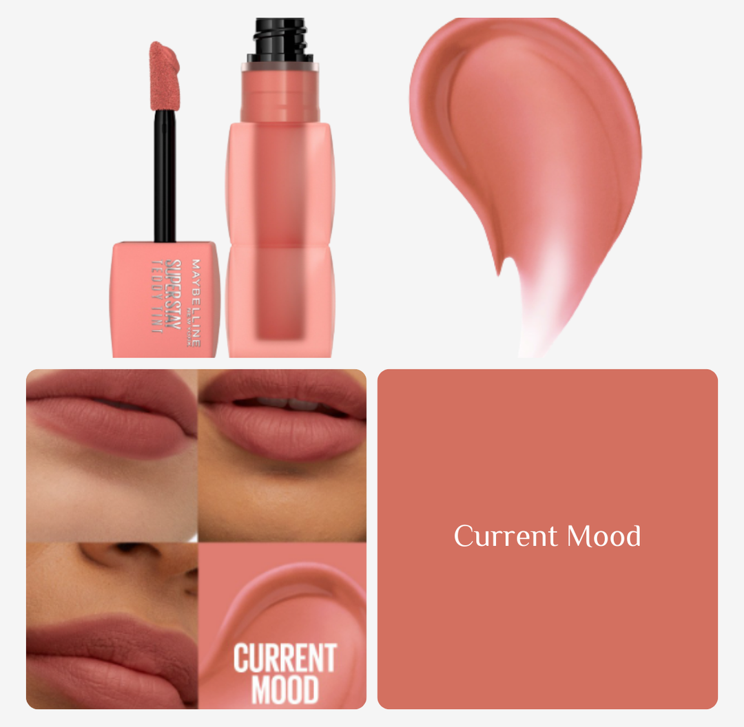 MAYBELLINE Super Stay Teddy Tint Matte Velvet Lipstick - 5ml | ميبيلين تنت للشفاه مات - 5 مل