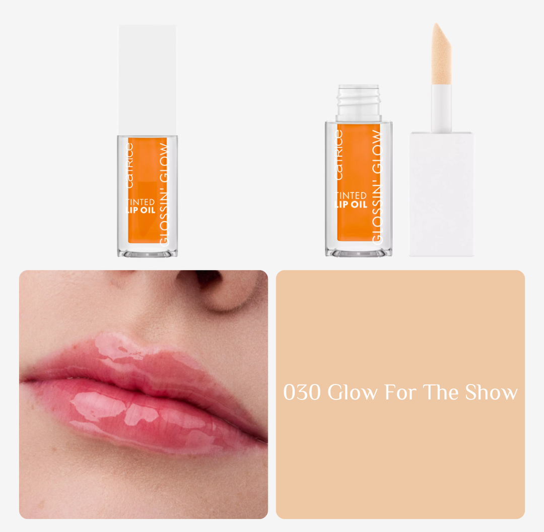 Catrice Lip Oil l Glossin Glow Tinted - 4ml | كاتريس زيت مرطب للشفاه - 4 مل