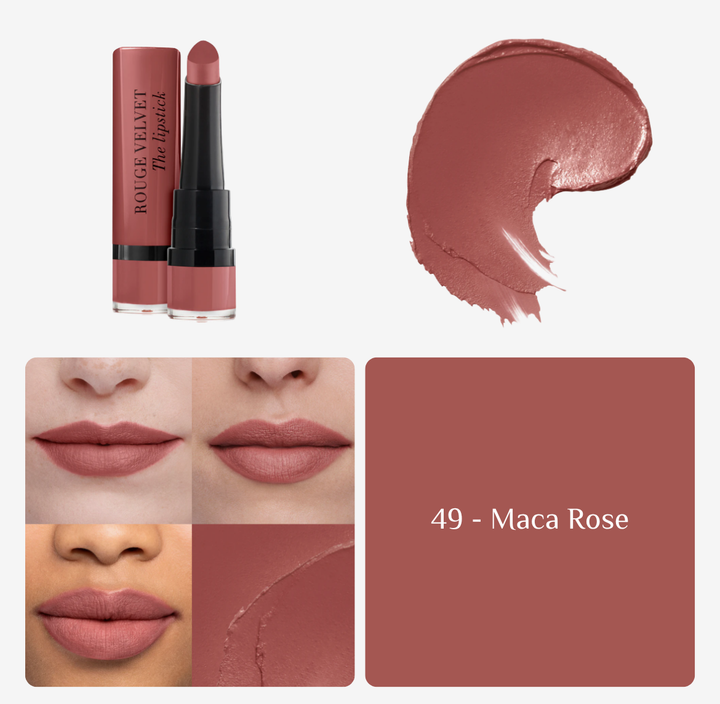 BOURJOIS Rouge Velvet The Lipstick matte | برجوا أحمر شفاه مات