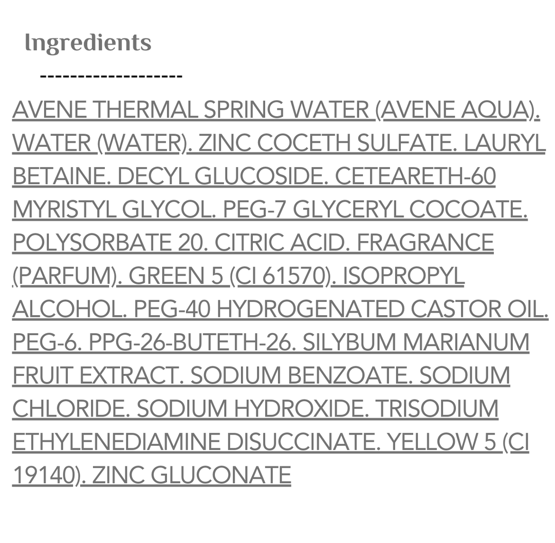 Avene Eau Thermale Cleansing Gel - 400ml | افين غسول جل بمياه حرارية - 400 مل