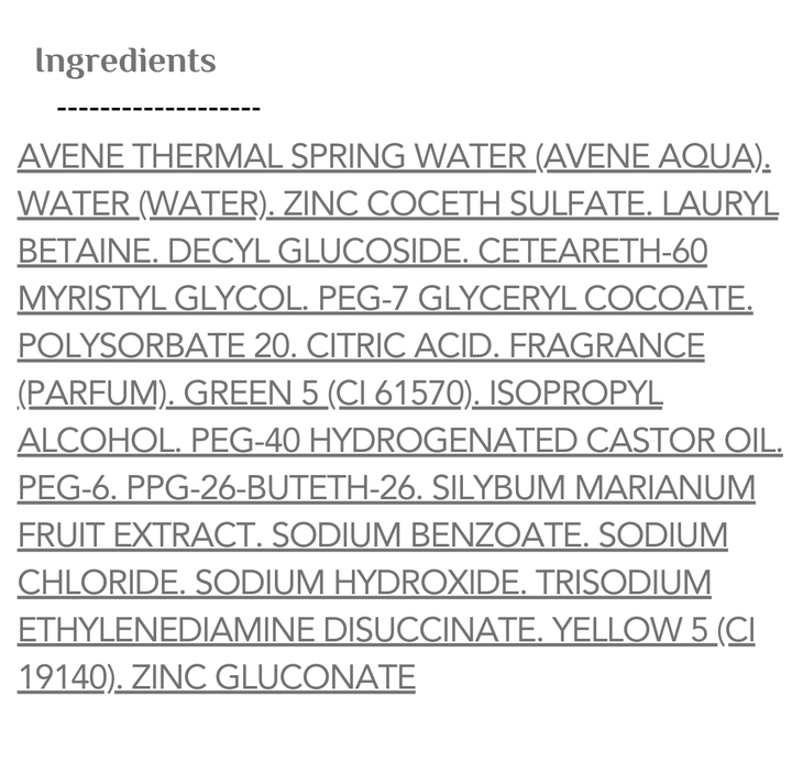 Avene Eau Thermale Cleansing Gel - 400ml | افين غسول جل بمياه حرارية - 400 مل