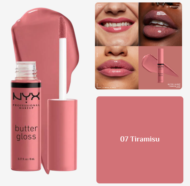 NYX Butter Gloss - 8ml | ان واي اكس غلوس للشفاه - 8 مل